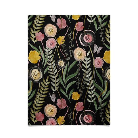 Gyaneshwari Dave | Pineconedream Meadow Noir Poster