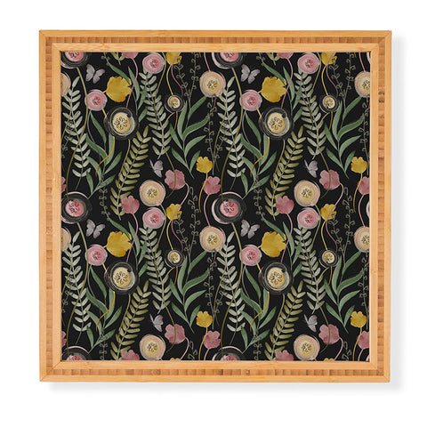 Gyaneshwari Dave | Pineconedream Meadow Noir Framed Wall Art