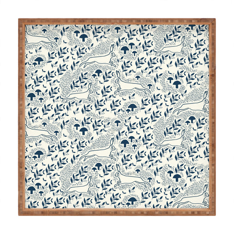 Gyaneshwari Dave | Pineconedream Moonshine Bunny Square Tray