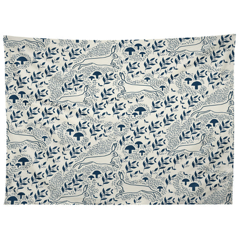 Gyaneshwari Dave | Pineconedream Moonshine Bunny Tapestry