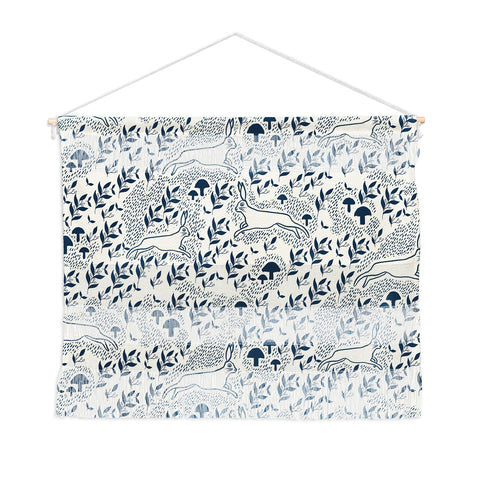 Gyaneshwari Dave | Pineconedream Moonshine Bunny Wall Hanging Landscape