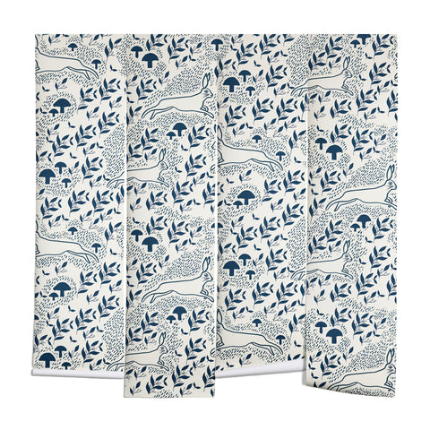 Gyaneshwari Dave | Pineconedream Moonshine Bunny Wall Mural