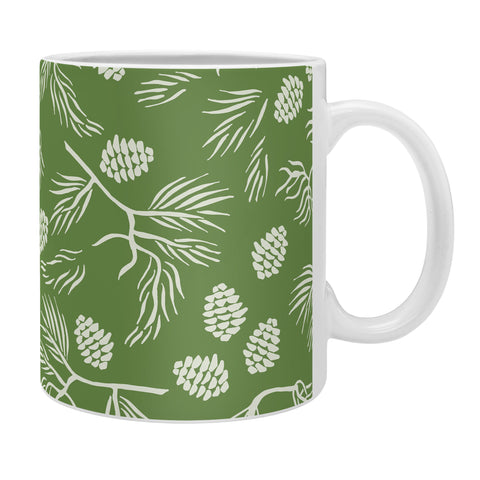 Gyaneshwari Dave | Pineconedream Pine Branches Coffee Mug