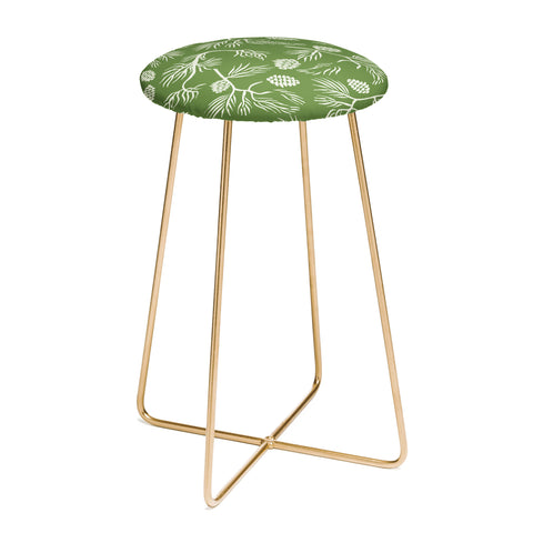 Gyaneshwari Dave | Pineconedream Pine Branches Counter Stool