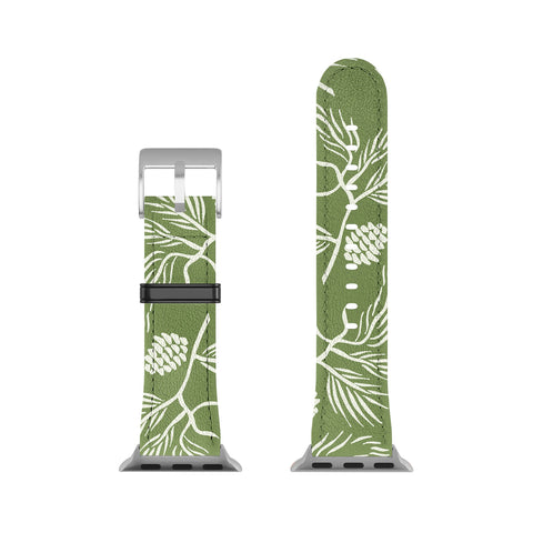 Gyaneshwari Dave | Pineconedream Pine Branches Apple Watch Band
