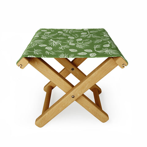 Gyaneshwari Dave | Pineconedream Pine Branches Folding Stool