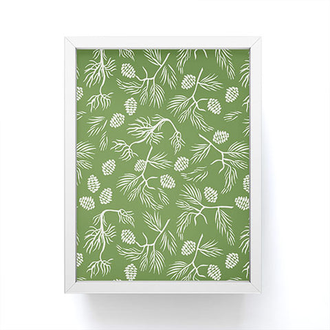 Gyaneshwari Dave | Pineconedream Pine Branches Framed Mini Art Print