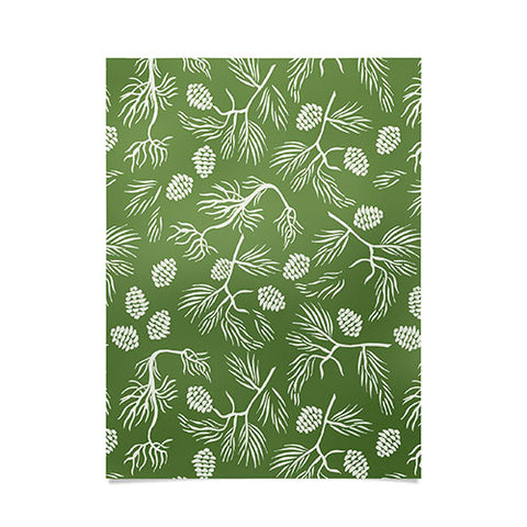 Gyaneshwari Dave | Pineconedream Pine Branches Poster