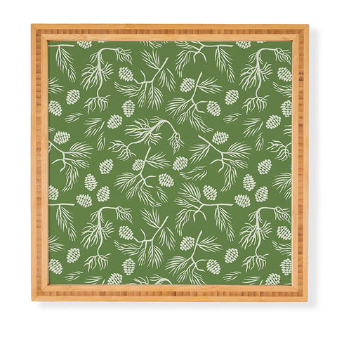 Gyaneshwari Dave | Pineconedream Pine Branches Framed Wall Art