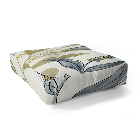 Gyaneshwari Dave | Pineconedream Winter Hues Floor Pillow Square