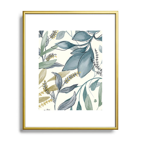 Gyaneshwari Dave | Pineconedream Winter Hues Metal Framed Art Print
