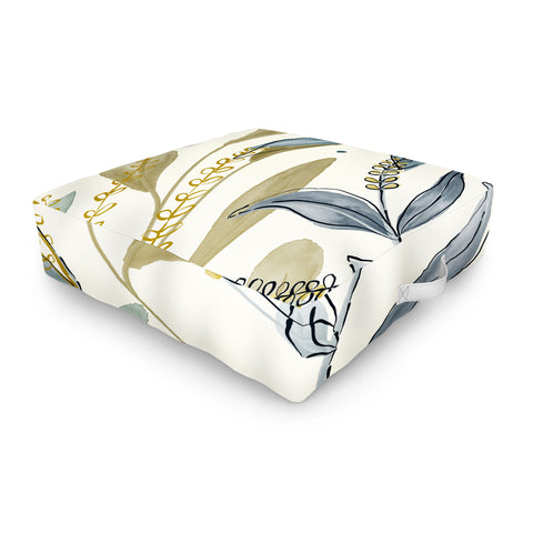 Gyaneshwari Dave | Pineconedream Winter Hues Outdoor Floor Cushion