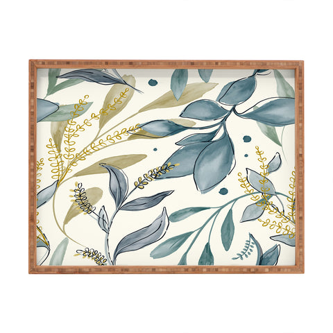 Gyaneshwari Dave | Pineconedream Winter Hues Rectangular Tray