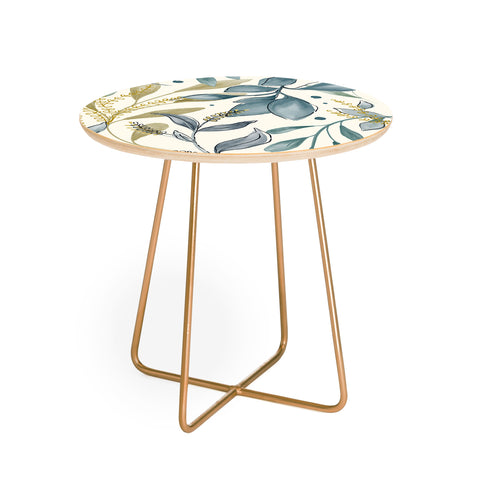 Gyaneshwari Dave | Pineconedream Winter Hues Round Side Table