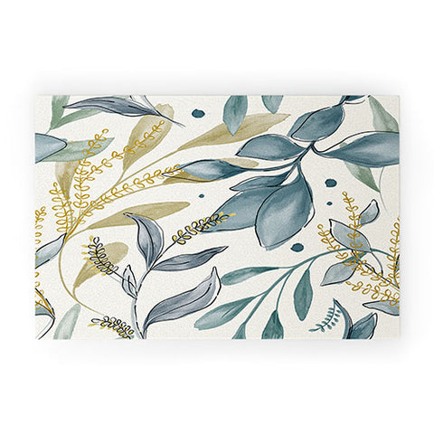 Gyaneshwari Dave | Pineconedream Winter Hues Welcome Mat