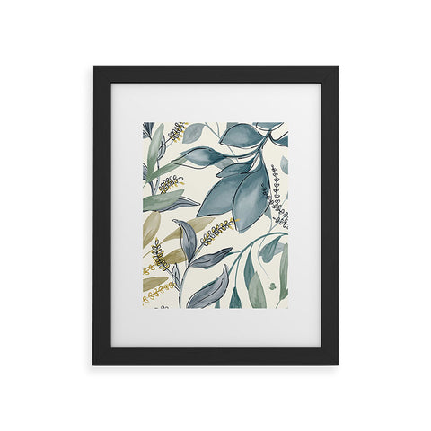 Gyaneshwari Dave | Pineconedream Winter Hues Framed Art Print