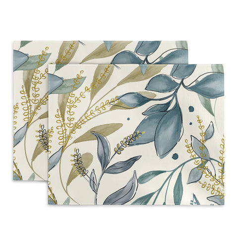Gyaneshwari Dave | Pineconedream Winter Hues Placemat