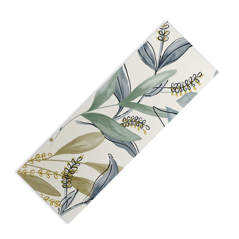 Gyaneshwari Dave | Pineconedream Winter Hues Yoga Mat