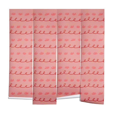 H Miller Ink Illustration Abstract Cookie Pattern Doodle Wall Mural