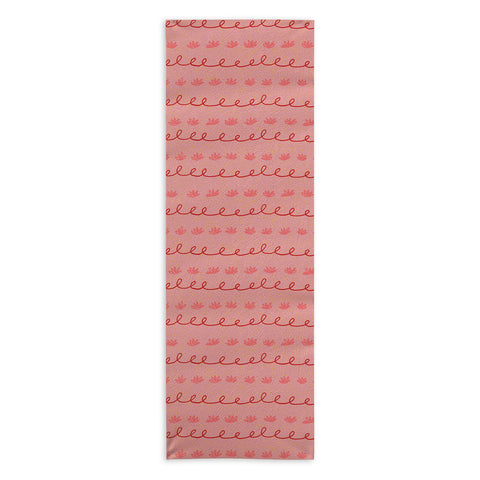 H Miller Ink Illustration Abstract Cookie Pattern Doodle Yoga Towel