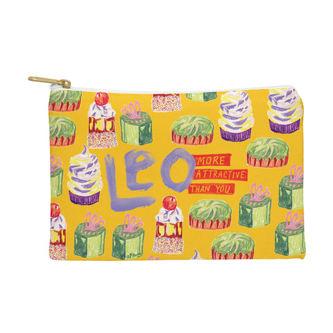 H Miller Ink Illustration Leo Birthday Treats in Orange Pouch