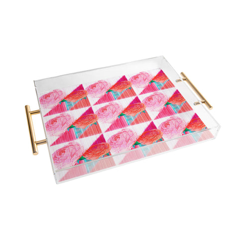 Hadley Hutton Floral Tribe Collection 1 Acrylic Tray