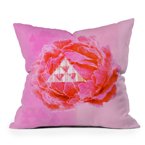 Hadley Hutton Floral Tribe Collection 5 Outdoor Throw Pillow