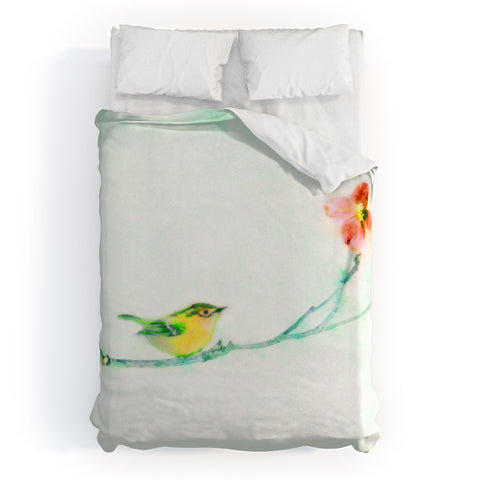 Hadley Hutton Golden Wren Duvet Cover