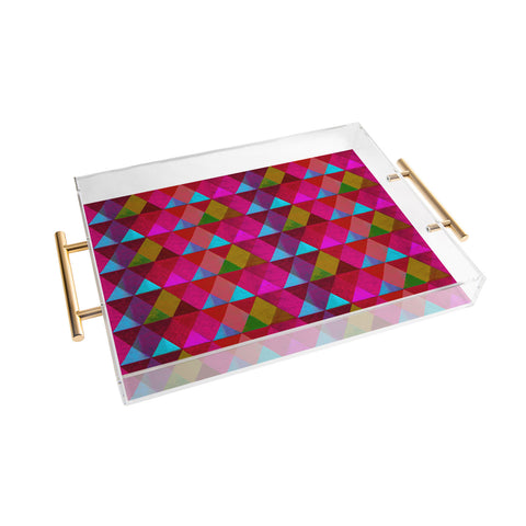 Hadley Hutton Scaled Triangles 2 Acrylic Tray