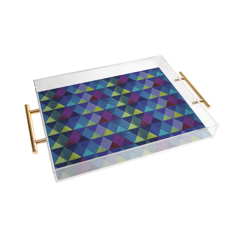 Hadley Hutton Scaled Triangles 3 Acrylic Tray