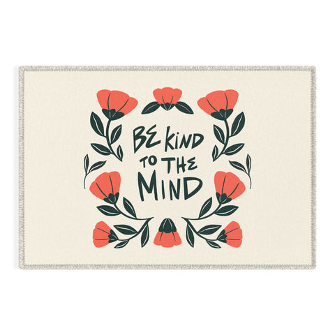haleyum Be Kind to the Mind Outdoor Rug