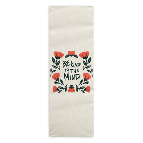 haleyum Be Kind to the Mind Yoga Towel