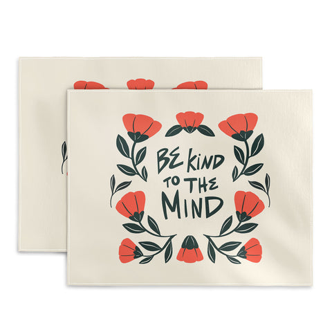 haleyum Be Kind to the Mind Placemat