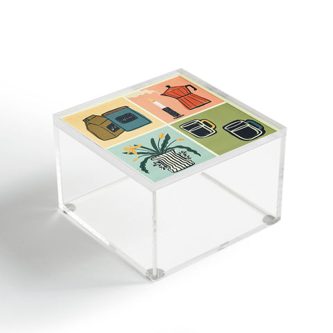 haleyum Coffee Essentials Still Life Acrylic Box
