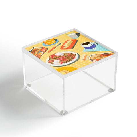 haleyum English Muffins for Breakfast Acrylic Box