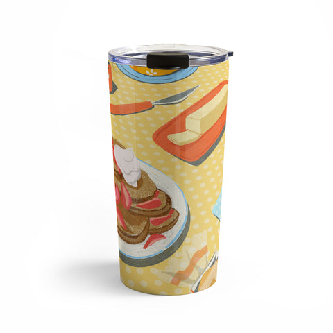 haleyum English Muffins for Breakfast Travel Mug