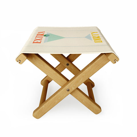 haleyum Extra Dirty Martini Folding Stool