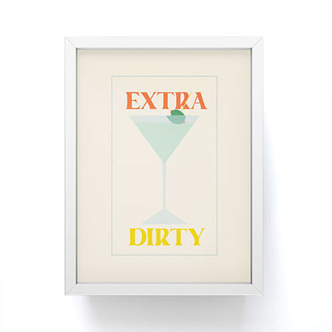 haleyum Extra Dirty Martini Framed Mini Art Print