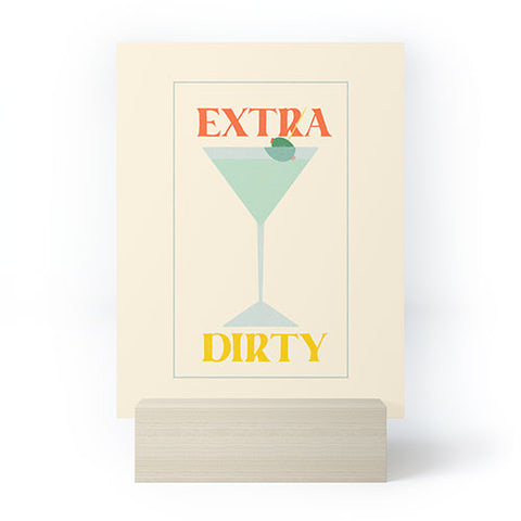 haleyum Extra Dirty Martini Mini Art Print