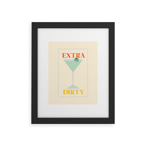 haleyum Extra Dirty Martini Framed Art Print