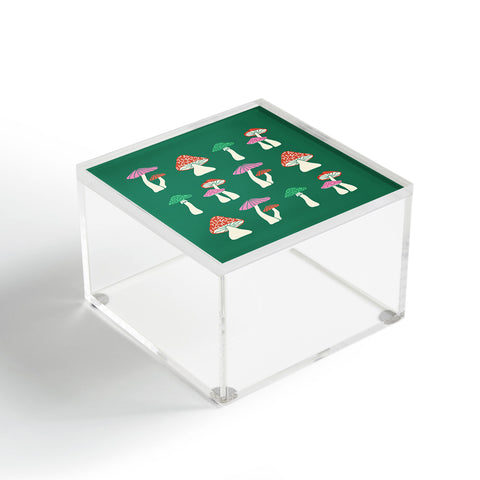 haleyum Festive Mushrooms Acrylic Box