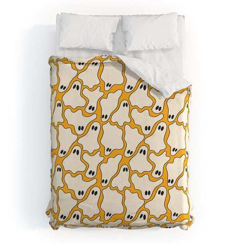 haleyum Ghost Party Duvet Cover