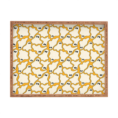 haleyum Ghost Party Rectangular Tray