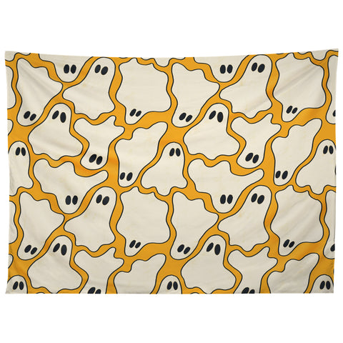 haleyum Ghost Party Tapestry