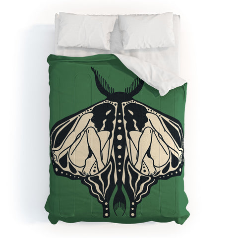 haleyum Green Metamorphosis Comforter