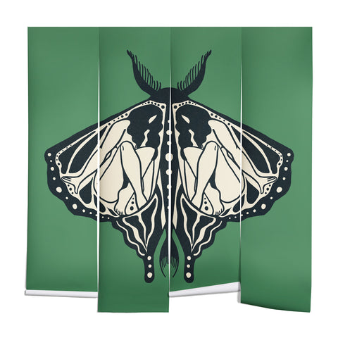 haleyum Green Metamorphosis Wall Mural