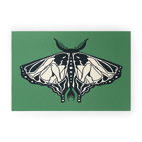 haleyum Green Metamorphosis Welcome Mat