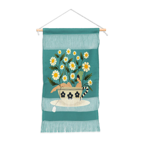 haleyum Lady in a Chamomile Tea Bath Wall Hanging Portrait