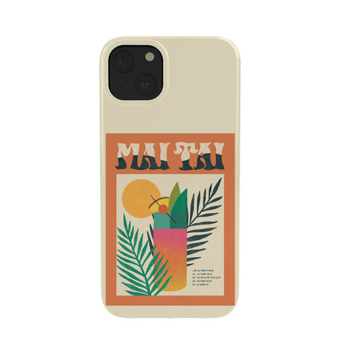 haleyum Mai Tai Vintage Cocktail Recipe Phone Case