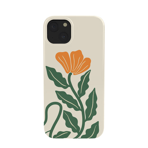 haleyum Midcentury Nasturtium on Vines Phone Case